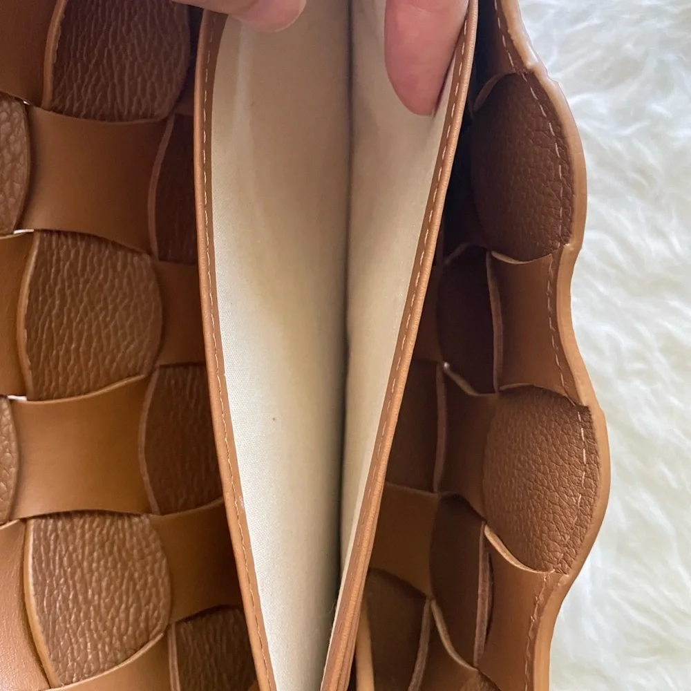 Polene Neiti Clutch Bag in Camel - Picture 13 of 16